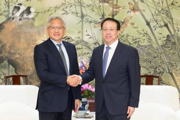 点点赢 龚正会见黄仁勋